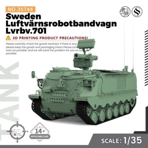 SSMODEL SS35744 1/35 Military Model Kit Sweden Luftv?rnsrobotbandvagn Lvrbv.701 - Bild 1 von 5