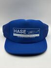 Vintage Hase Helicopter Accessory Service East Inc. Snapback Cap Mesh Blue