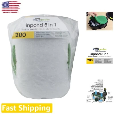 Almohadillas de filtro de espuma reutilizables para Pennington Inpond 5 en 1 - Elección ecológica Foto 1 de 4