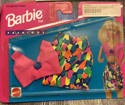 1995 Original Barbie Fashion Touches 2 Piece Garden Party Outfit 68000-93 - Image 1 of 4