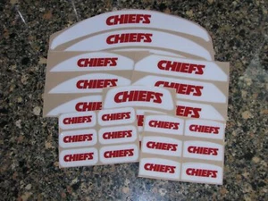 KANSAS CITY CHIEFS Bumper Football Helmet Decal Qty (1) FULL Size 3M 20MIL - Picture 1 of 1