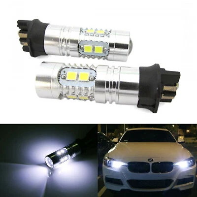 For BMW 3 Series F30 F31 F34 PW24W PWY24W 10W LED DRL Daytime Running Light Bulb - Image 1 of 4