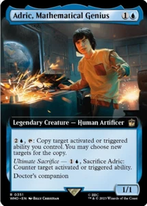Adric, Mathematical Genius (Extended Art) Universes Beyond: Doctor Who Regular - Picture 1 of 1