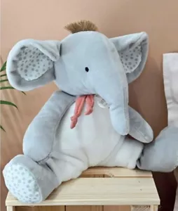 DouDou Et Compagnie Savane Elephant In Box - Picture 1 of 3