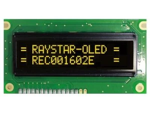 REC001602EYPP5N00100 Display: OLED alphanumerisch 16x2 gelb 4,8-5,3VDC RAYSTAR O - Picture 1 of 1