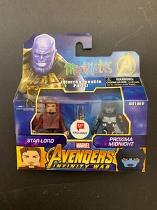 Marvel Minimates AVENGERS INFINITY WAR Star Lord & Proxima Midnight Walgreens EX - Picture 1 of 3