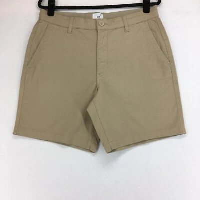Pantalones cortos chinos para mujer H&M REGULAR FIT talla mediana spandex beige liso entrepierna 8 Foto 1 de 4