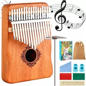 17 Tasten Kalimba Daumenklavier Klavier Thumb Piano Fingerklavier mit Tasche - Bild 1 von 10
