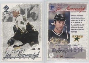 2001-02 Pacific Private Stock Silver /108 Joe Nieuwendyk #30 HOF