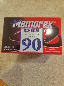 Memorex DBS 90 Audiokassetten Typ I Normal Bias *NEU*VERSIEGELT* Stck 1 - Bild 1 von 2