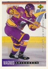 1995-96 Swedish Upper Deck #67 MAGNUS ARVEDSSON - Färjestads BK