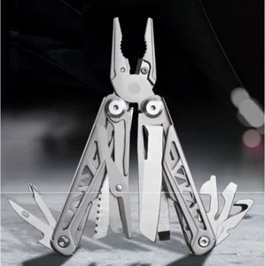 Multi-tool Folding Knife Plier Screwdriver Hunting Survival Camp Stainless Steel - Picture 1 of 24