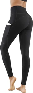 High Waist Yoga Pants - Yoga Pants with Pockets Tummy Control, 4 Ways Stretch Wo - Picture 1 of 13
