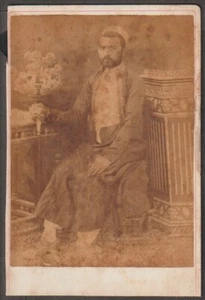 India Parsi Gentle men in Traditional attire vintage photograph - Picture 1 of 2