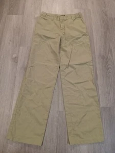 Dickies Boys Size 16 Classic Fit Straight Leg Tan Khaki Pants I42 - Picture 1 of 4