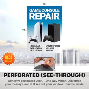 Game Console Repair Nintendo Switch Wii Xbox PS5 video game SIGN BANNER wrap - Picture 1 of 7