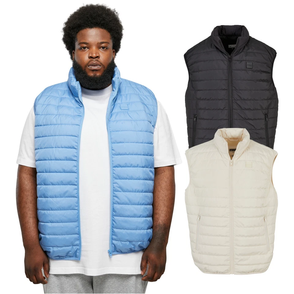 Urban Classics Light Bubble Vest Top Square Numnah Colour And Lining Collar - Image 1 of 1