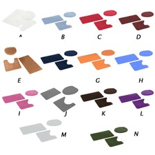 3pcs Non-Slip Fish Scale Bath Mat Bathroom Kitchen Carpet Doormats Decor