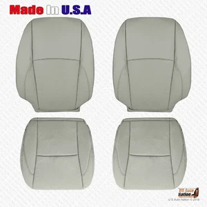 Cubiertas de cuero perforadas delanteras inferiores y superiores grises para Lexus Es350 2007-2012 - Imagen 1 de 6