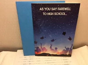 RSVP GRADUATION GREETING CARD New w/Envelope “As you say Farewell to High School - Picture 1 of 2