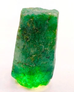 Natural Green Emerald Untreated Unheated Zambian Rough Loose Gemstone K10 - Picture 1 of 16