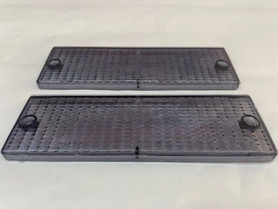 BMW E30 Late Model Smoke Turn Signal Blinker Lens Pair New 63131386011 ZKW - Image 1 of 3