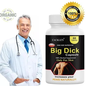 Big Dick Capsules Ultimate Male Performance and Enlargement Pills for Men 60caps - Picture 1 of 9
