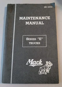 Manual de mantenimiento de camiones serie MACK "E" MM1000-2 - Imagen 1 de 12