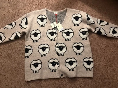 Target x Woolrich Women’s Sheep Print Relaxed Cardigan 1X - Image 1 of 3