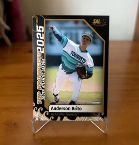 2025 South Atlantic League Top Prospects Anderson Brito Asheville Tourists - Imagen 1 de 1