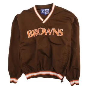 Vintage Cleveland Browns Starter Pullover Windbreaker Übergangsjacke Medium NFL - Bild 1 von 8