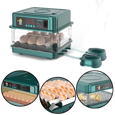 Egg Incubator Automatischer Kükeninkubator LED-Anzeige Für Gänsehuhn 10 Eier - Bild 1 von 4