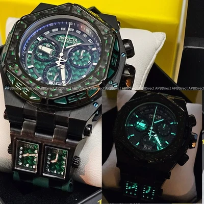 Invicta - CARBON HAWK - Reloj Hombre Swiss 8040.N Día Retrogrado Reserva 3 Movimientos  Foto 1 de 4