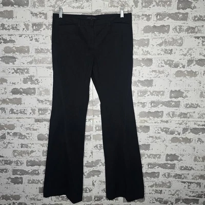 Pantalones Boho Theory Jeans Mujer 10 Negros Elastizados Relajados Pierna Acampanada EE. UU. Foto 1 de 4