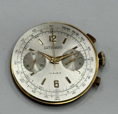 Механизм и циферблат хронографа Landeron 248 ручной швейцарский ход - Изображение 1 из 4