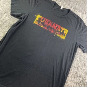 Cubanate Shirt Large Black Red Yellow Brutalism Electro Industrial Music Band - Picture 1 of 8