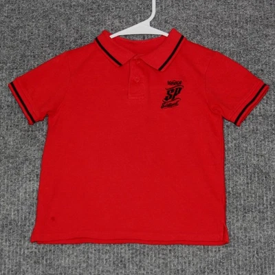 Camisa polo de manga corta roja Southpole para niños talla 5T Y2K grunge Foto 1 de 3