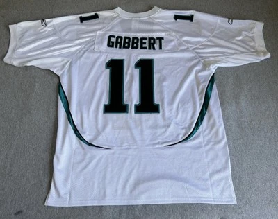 复古 Reebok OnField Jacksonville 美洲虎 Blaine Gabbert #11 球衣 尺寸 54 — 第 1/4 张图片