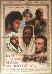 LA PIU' GRANDE STORIA MAI RACCONTATA Manifesto cinematografico originale 1F (3) - Imagen 1 de 1