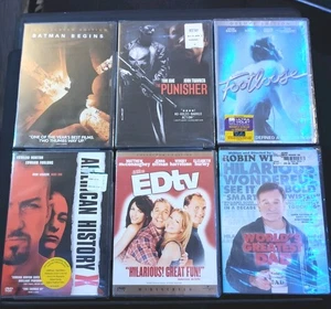 Sealed DVD Lot Batman Begins, The Punisher, Footloose, American History X - Picture 1 of 3