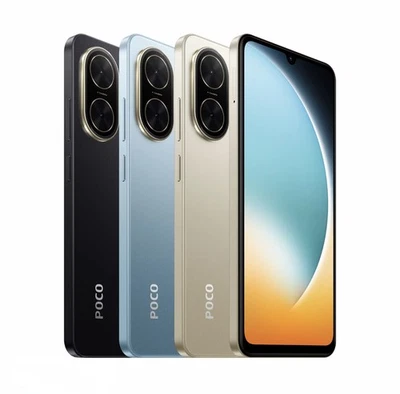 NEW Gold Xiaomi Poco C71 Smartphone 3GB RAM 64GB ROM Dual SIM Unlocked Android