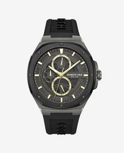 Kenneth Cole New York 43.5mm Dress Sport Gunmetal Men's Watch KCWGQ0047202 - Picture 1 of 3