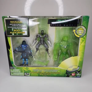 BEN 10 Alien Swarm Movie Set 2 Nanomech Humungousaur Big Chill - Bandai #27742 - Bild 1 von 6