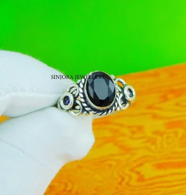 Anello regalo fatto a mano in argento sterling 925 con pietra preziosa... - Immagine 1 di 4
