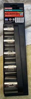 CRAFTSMAN USA NOS 1/2” 5-Piece Socket Set 1-1/16- 1-1/2” Easy Read # 34572 - Image 1 of 4