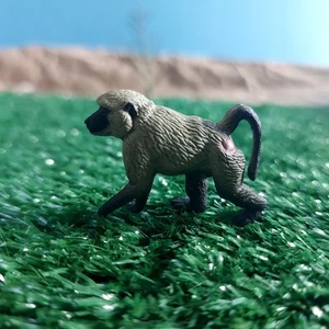 Safari Ltd. Baboon Miniature Figurine South African Wild Animal Figure Toy - Picture 1 of 4