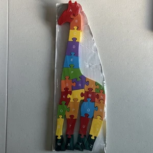 Giraffe Alphabet und Zahlen Puzzle von Toy Island 16" Zoll - Bild 1 von 3