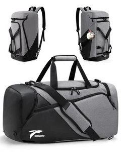 Gym Bag for Men Women, Large Sport Duffel Bags with Shoe Compartment Wet Comp... - Picture 1 of 6