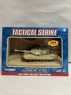 Corgi 1:64 Tactical Strike M1A1 Abrams Tank 2003 Iraqi Freedom US95122 - - Image 1 of 4