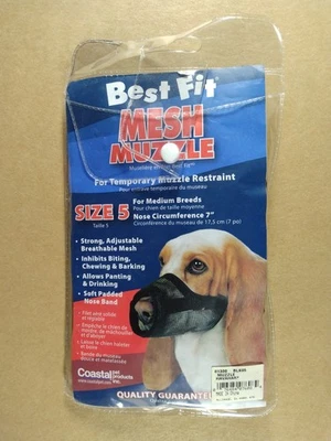 Hocico de malla Coastal Pet Best Fit para perros talla 5 para razas medianas Foto 1 de 2